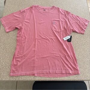 NWT Johnnie-O Dale 2.0 Logo Pocket T-Shirt Tee Bandana Pink Men’s Large (L)